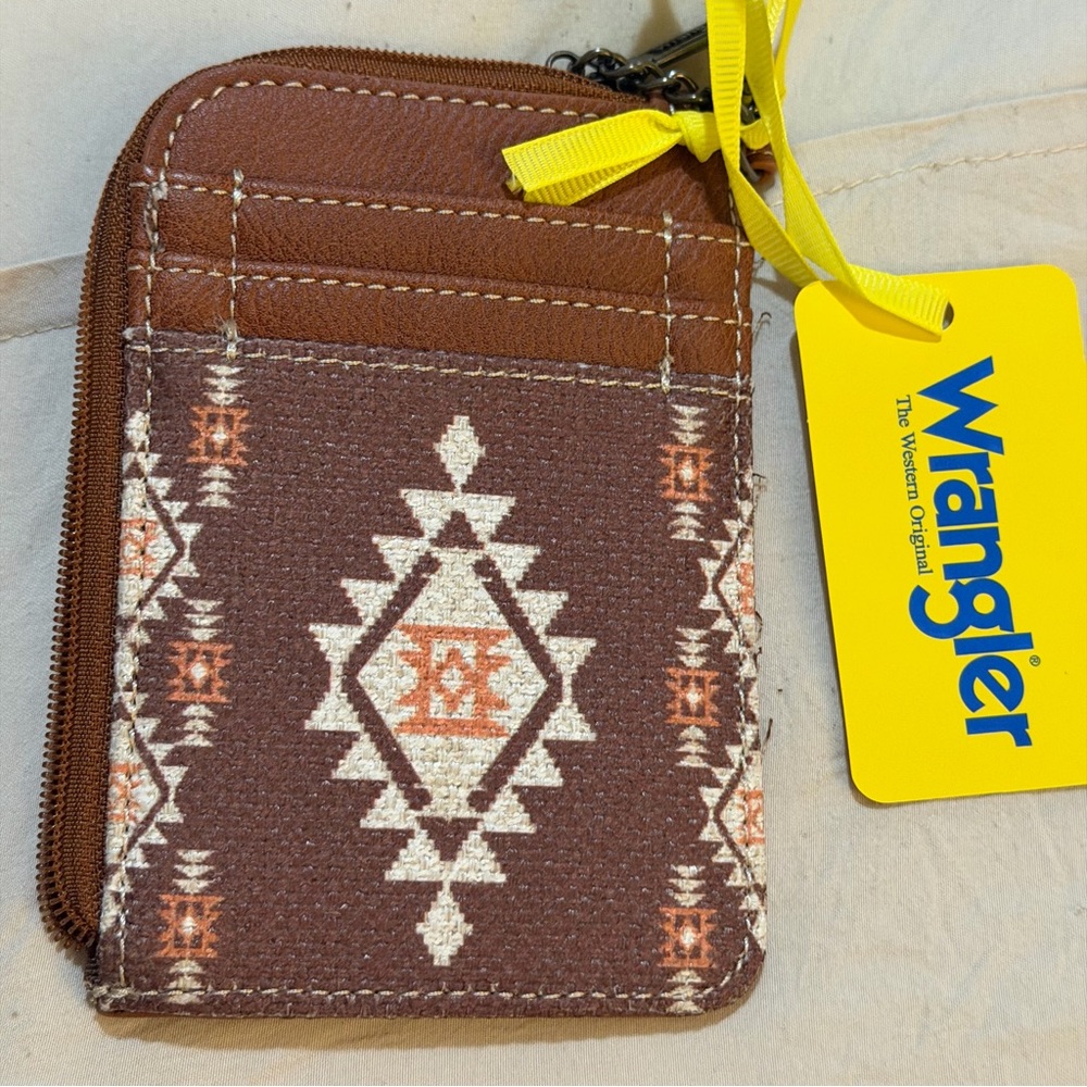 Wrangler Tan Textured Wallet